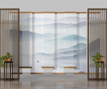 New Chinese Style The Curtain-ID:244286623