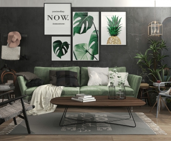 Nordic Style Sofa Combination-ID:251187883