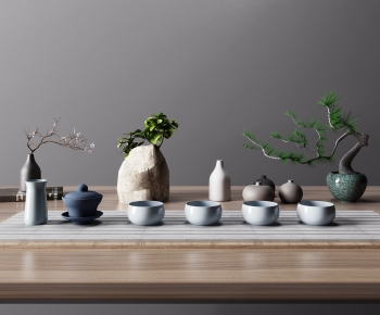 New Chinese Style Tea Set-ID:734248626