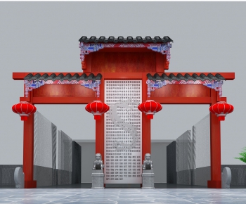 Chinese Style Facade Element-ID:321318899