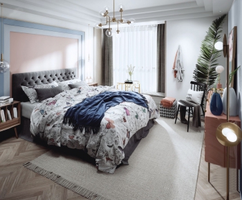 Nordic Style Bedroom-ID:951612678