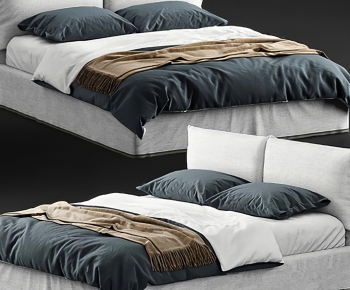 Modern Double Bed-ID:711668324