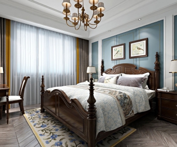 American Style Bedroom-ID:320495323