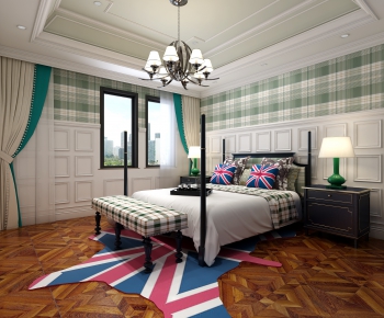 American Style Bedroom-ID:116042149