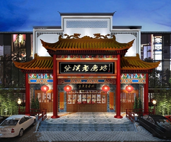 Chinese Style Facade Element-ID:552659489