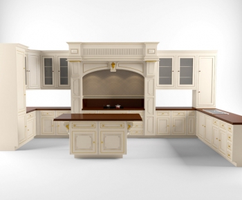 European Style Kitchen Cabinet-ID:136474663