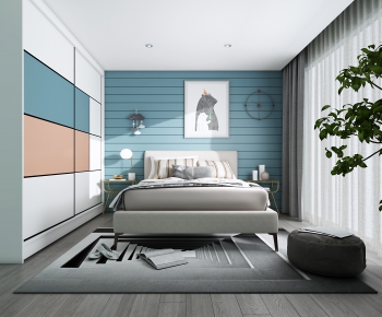 Nordic Style Bedroom-ID:324360787