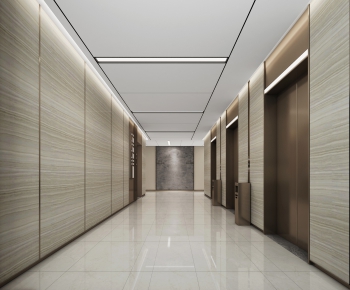 Modern Corridor Elevator Hall-ID:867183842