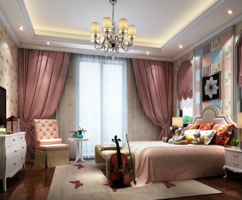American Style Girl's Room Daughter's Room-ID:367911484