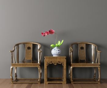 New Chinese Style Single Chair-ID:281240686