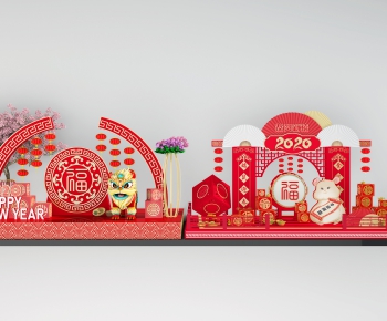 New Chinese Style Decorative Set-ID:296606744