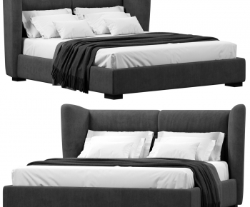 Modern Double Bed-ID:600973729