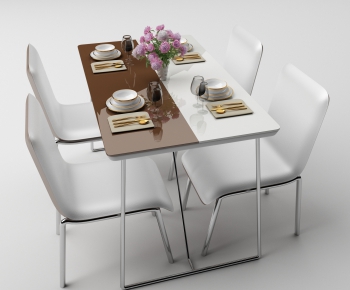 Modern Dining Table And Chairs-ID:868259665