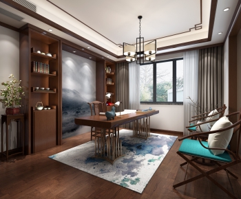 New Chinese Style Study Space-ID:999834321