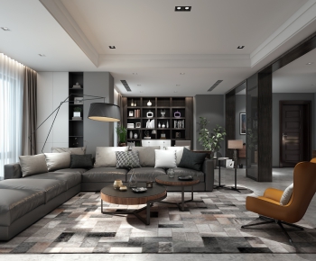 Modern A Living Room-ID:210208594