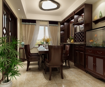 American Style Dining Room-ID:371961497