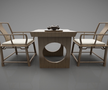 New Chinese Style Tea Tables And Chairs-ID:819200653