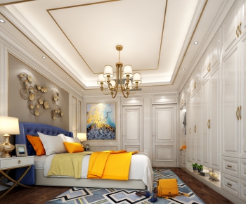 Simple European Style Bedroom-ID:149784767