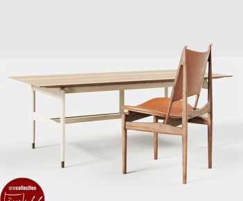 Nordic Style Computer Desk And Chair-ID:479059369