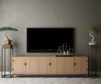 New Chinese Style TV Cabinet-ID:400975252