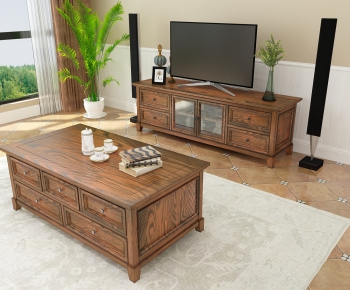 American Style TV Cabinet-ID:524262386