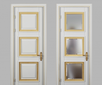 European Style Solid Wood Door-ID:373827117