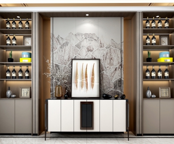 Modern Side Cabinet/Entrance Cabinet-ID:236846483