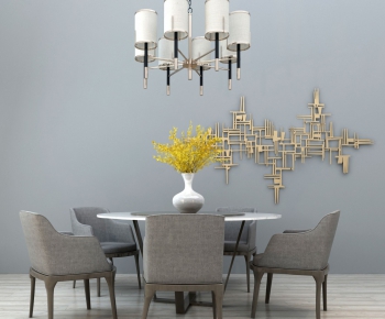 Modern Dining Table And Chairs-ID:596563832