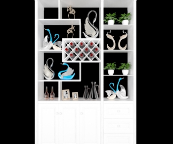 Modern Decorative Cabinet-ID:924041759