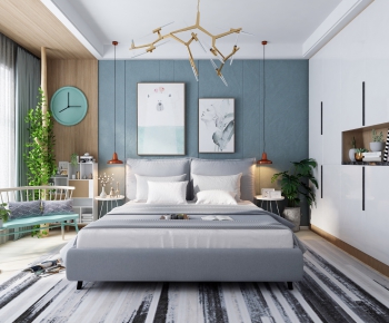 Nordic Style Bedroom-ID:896236947