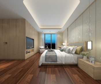 New Chinese Style Bedroom-ID:896000828