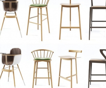 Nordic Style Bar Chair-ID:768340329