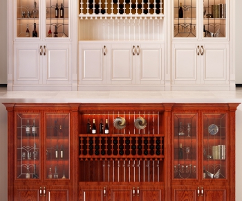 Chinese Style Wine Cabinet-ID:402549324