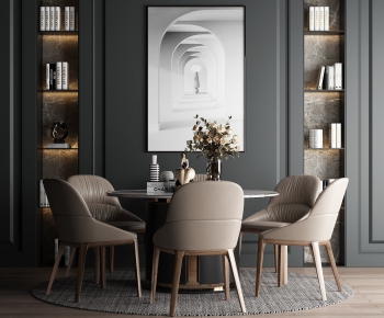 Modern Dining Table And Chairs-ID:533398554