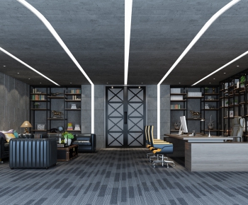 Industrial Style Manager's Office-ID:169240963