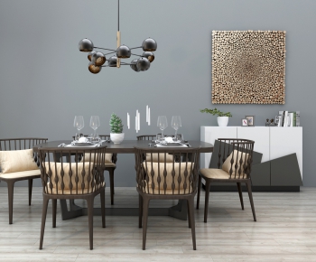 Modern Dining Table And Chairs-ID:350166436