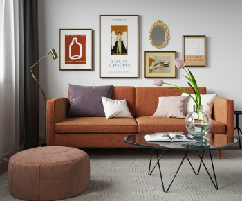 American Style Sofa Combination-ID:409065157