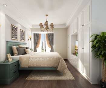 American Style Bedroom-ID:696443685