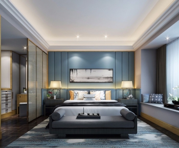 Chinese Style Bedroom-ID:987265728