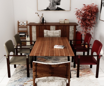 Modern Dining Table And Chairs-ID:808741329