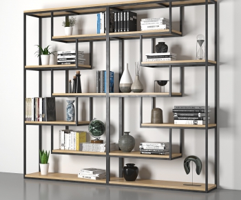 Industrial Style Bookcase-ID:486972481