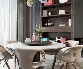 Modern Dining Table And Chairs-ID:517058214