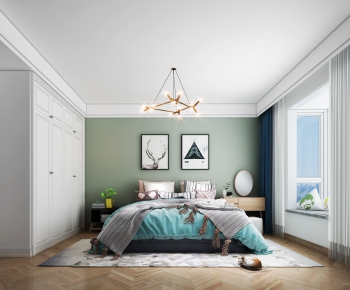 Nordic Style Bedroom-ID:262077296