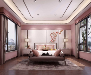 New Chinese Style Bedroom-ID:282723883
