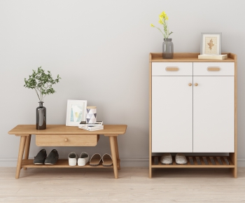 Nordic Style Shoe Cabinet-ID:918987822