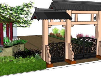 New Chinese Style Courtyard/landscape-ID:785713769