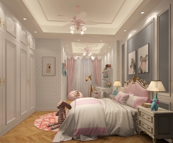 European Style Girl's Room Daughter's Room-ID:809555839
