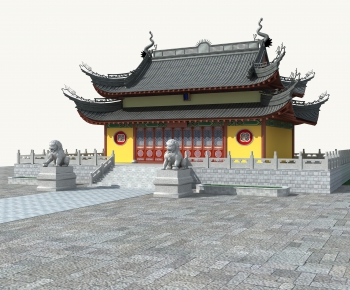 Chinese Style Ancient Architectural Buildings-ID:477535316
