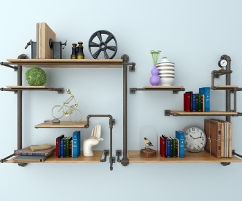 Industrial Style Shelving-ID:617024934