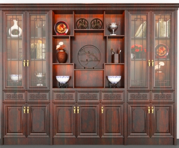 New Chinese Style Decorative Cabinet-ID:865152265